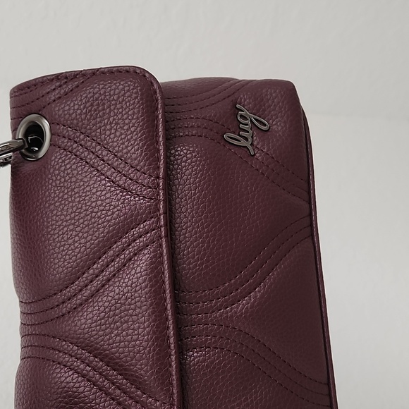 Burgundy Lug Mini Cadence Bag - Picture 2 of 3